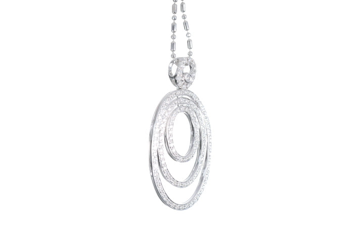 Contemporary Diamond Pendant