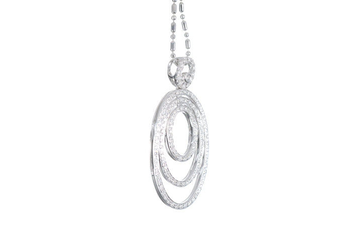 Contemporary Diamond Pendant