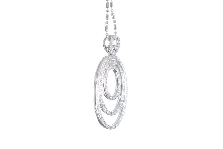 Contemporary Diamond Pendant