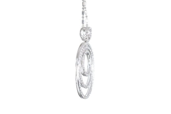 Contemporary Diamond Pendant