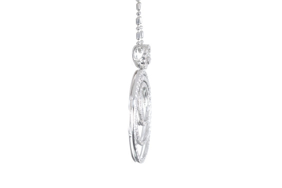 Contemporary Diamond Pendant