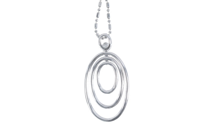 Contemporary Diamond Pendant