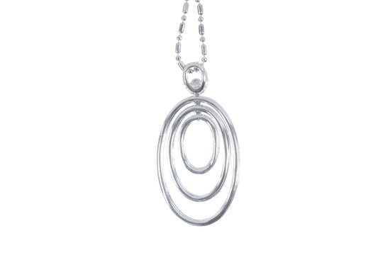 Contemporary Diamond Pendant