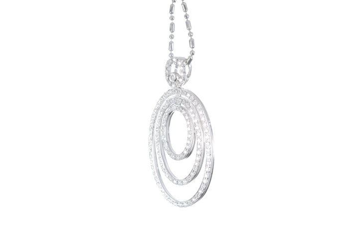 Contemporary Diamond Pendant