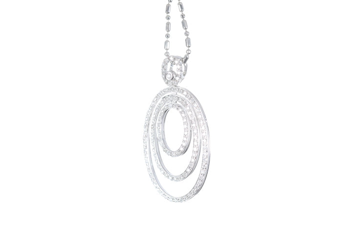 Contemporary Diamond Pendant