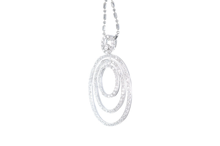 Contemporary Diamond Pendant