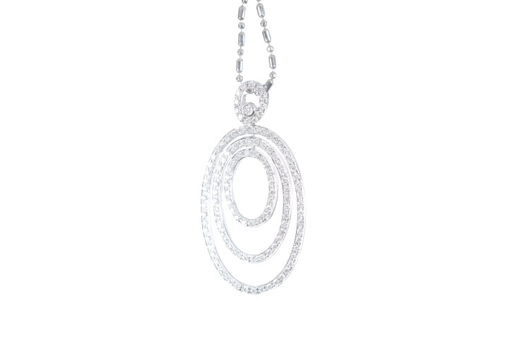 Contemporary Diamond Pendant