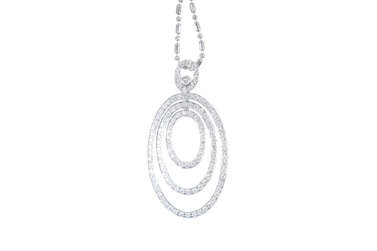 Contemporary Diamond Pendant