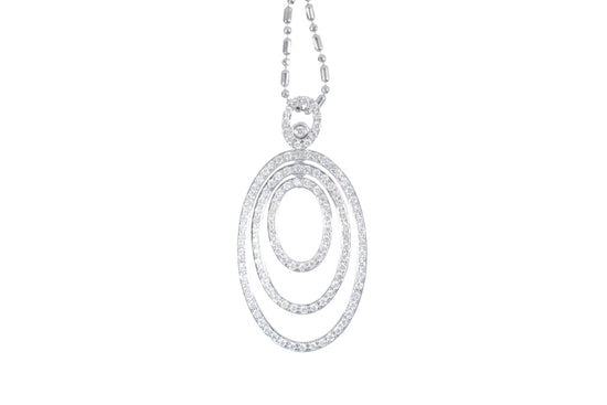 Contemporary Diamond Pendant