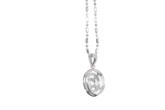 Double Halo Diamond Pendant
