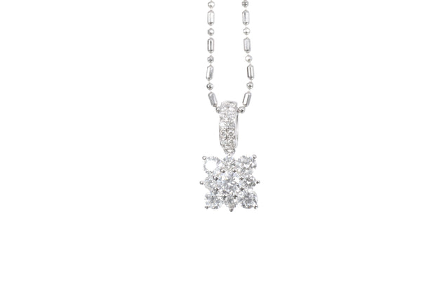 Snowflake Diamond Pendant