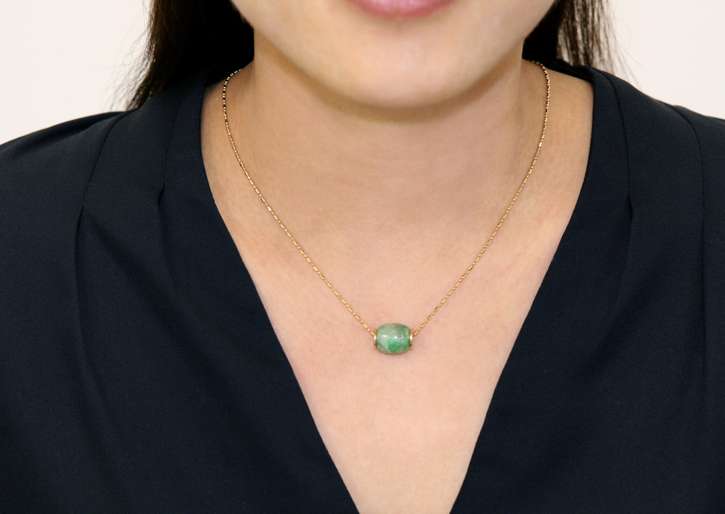 Jadeite Cylinder Pendant