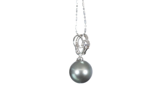 Load image into Gallery viewer, Tahitian Black Pearl Pendant

