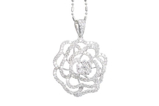 Load image into Gallery viewer, Rose Diamond Pendant
