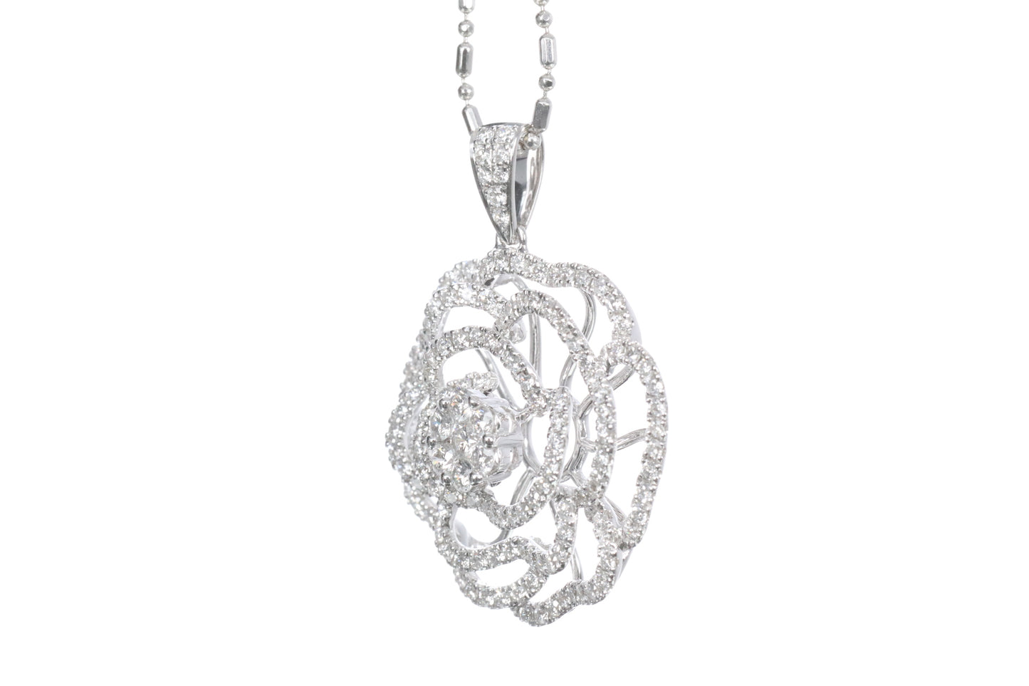 Load image into Gallery viewer, Rose Diamond Pendant

