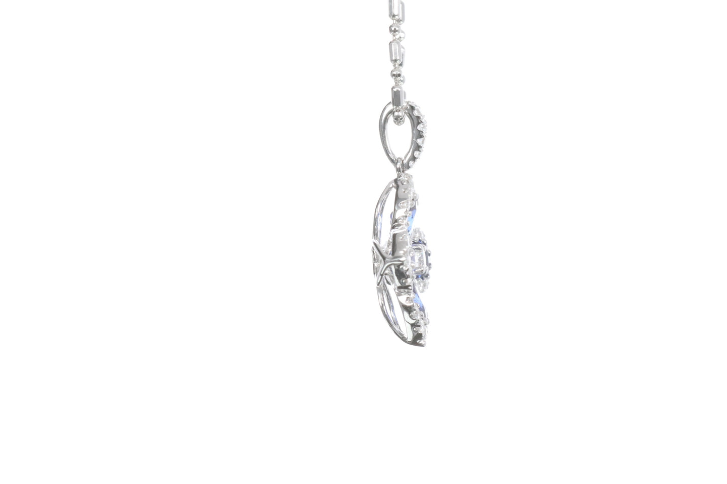 Sapphire Diamond Pendant