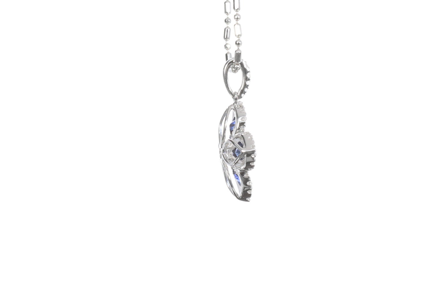 Sapphire Diamond Pendant