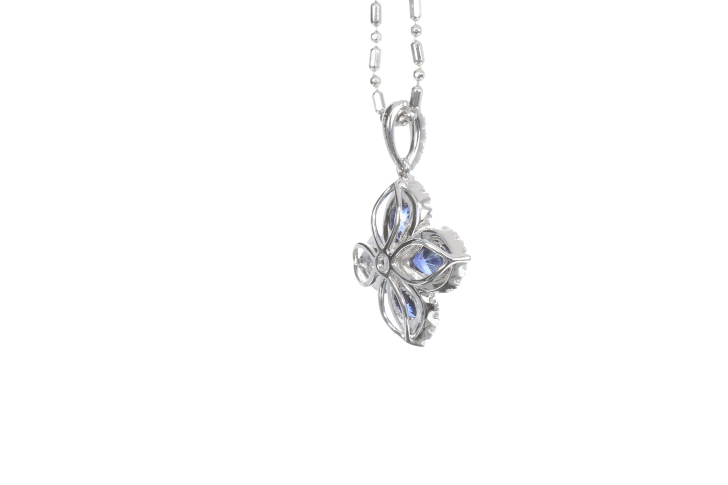 Sapphire Diamond Pendant