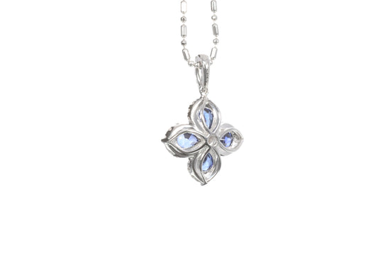 Sapphire Diamond Pendant