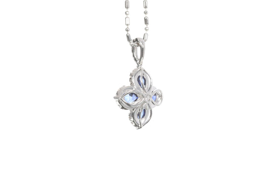 Sapphire Diamond Pendant