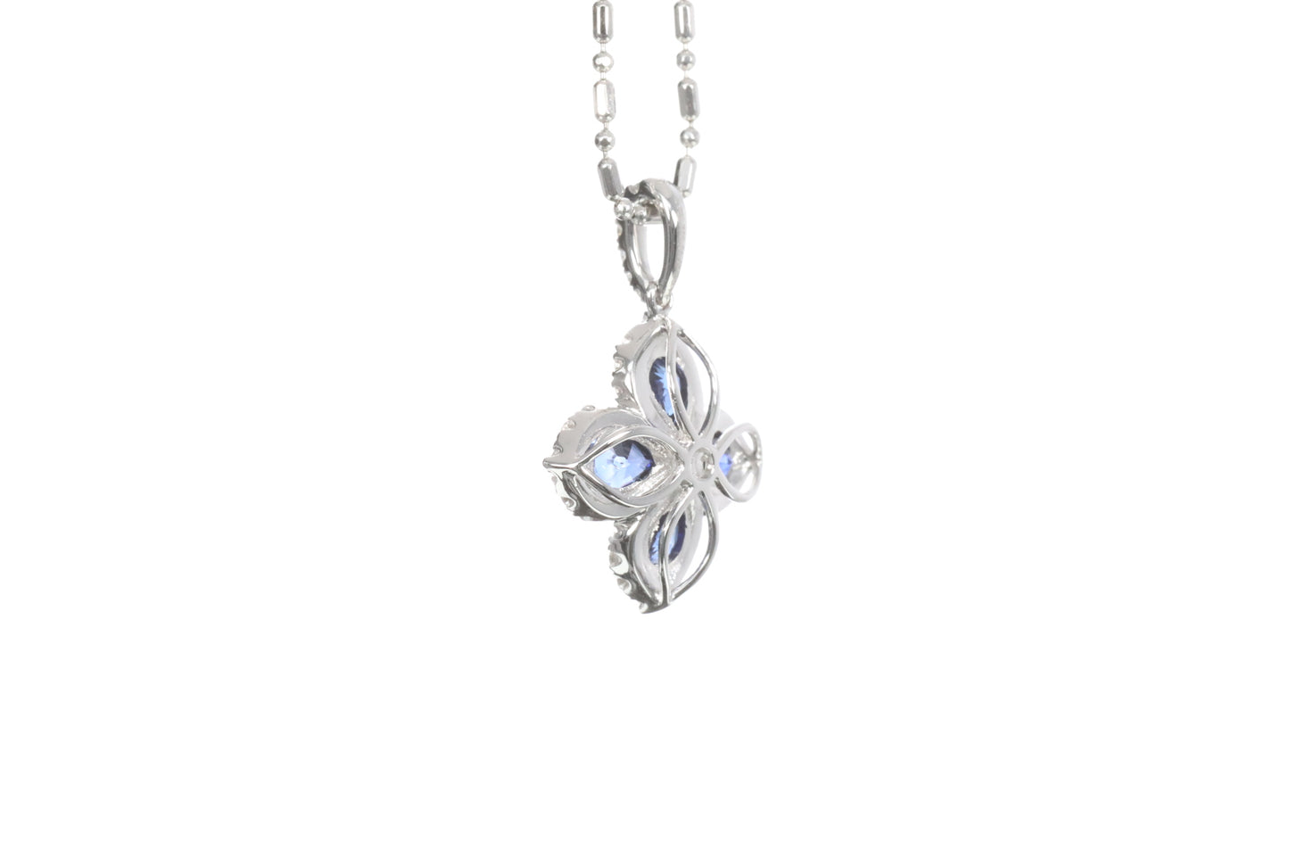 Sapphire Diamond Pendant