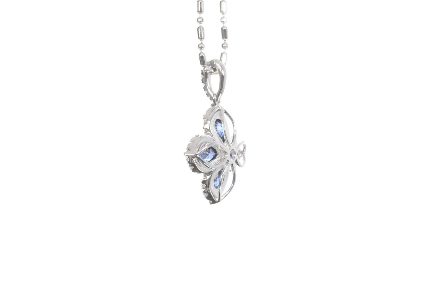 Sapphire Diamond Pendant