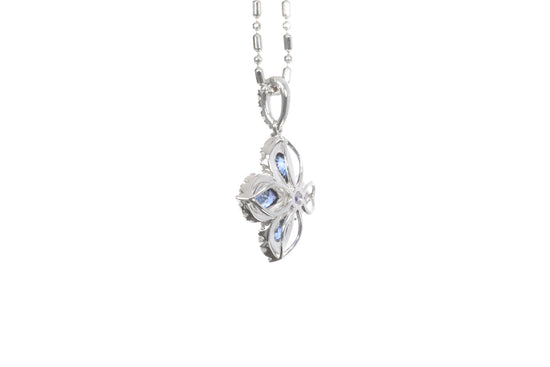 Sapphire Diamond Pendant