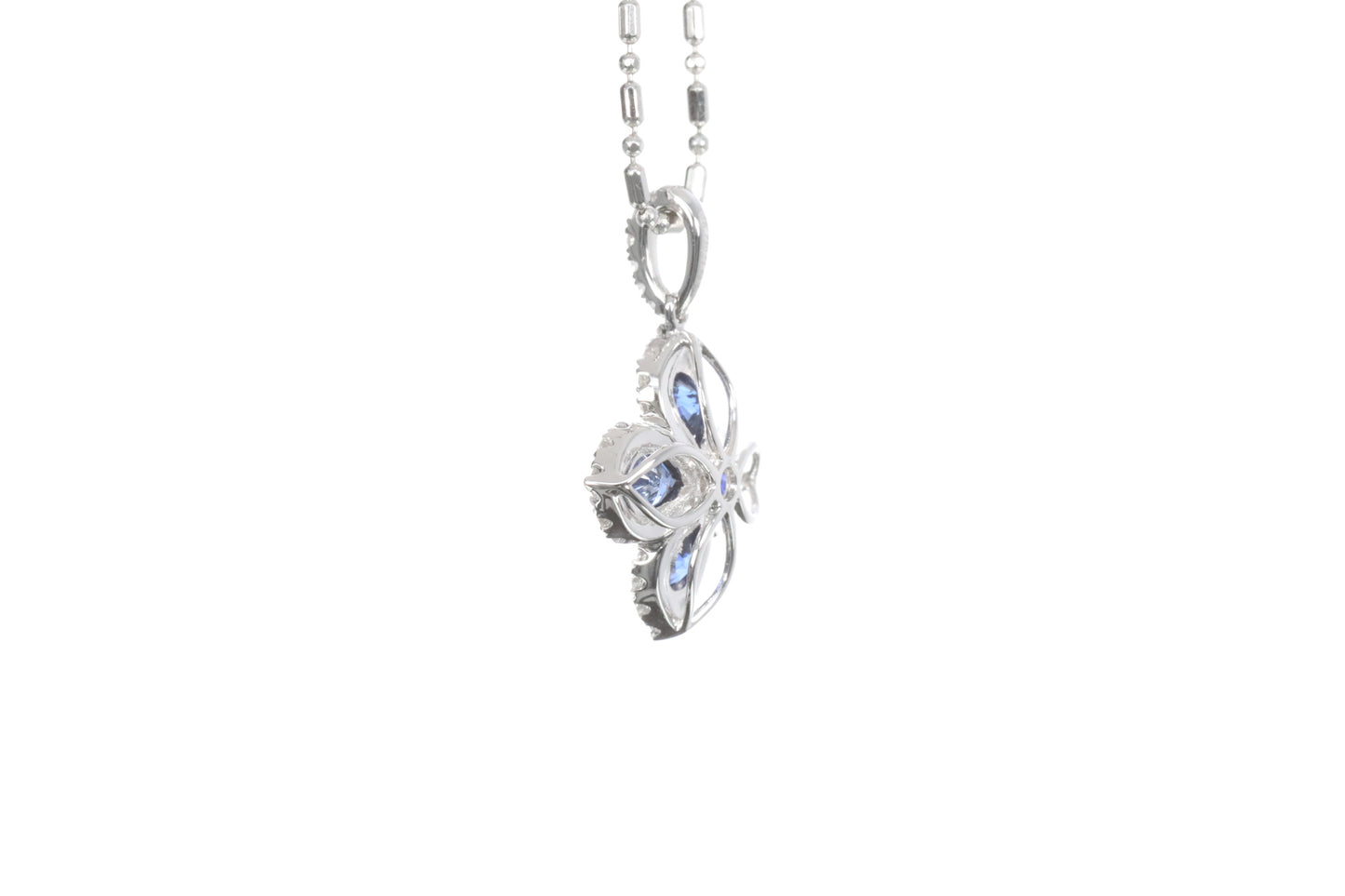 Sapphire Diamond Pendant