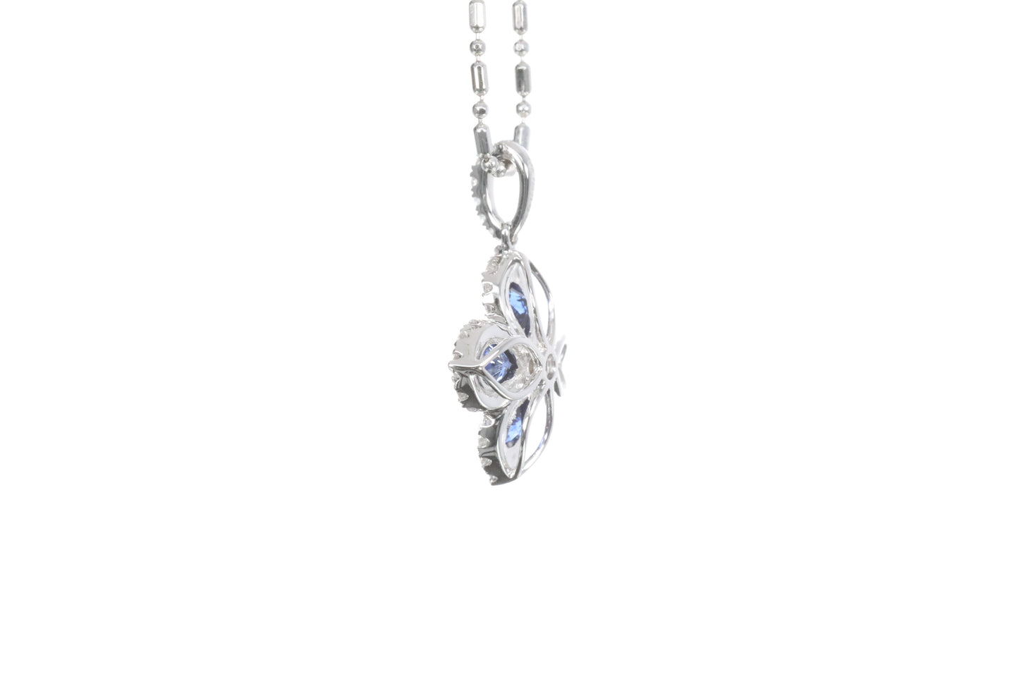 Sapphire Diamond Pendant