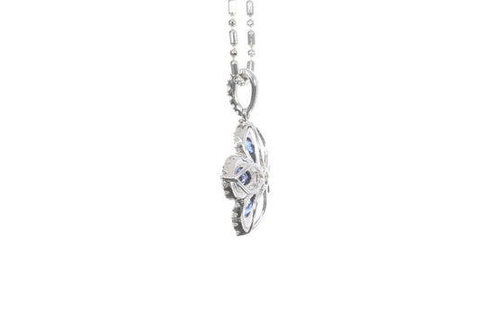 Sapphire Diamond Pendant