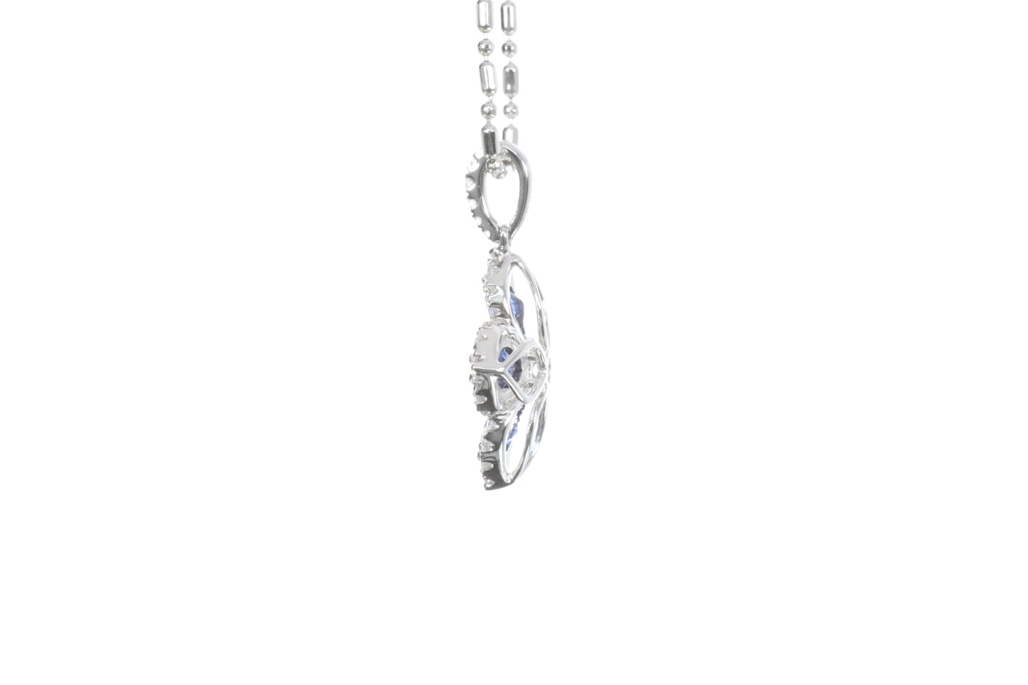 Sapphire Diamond Pendant