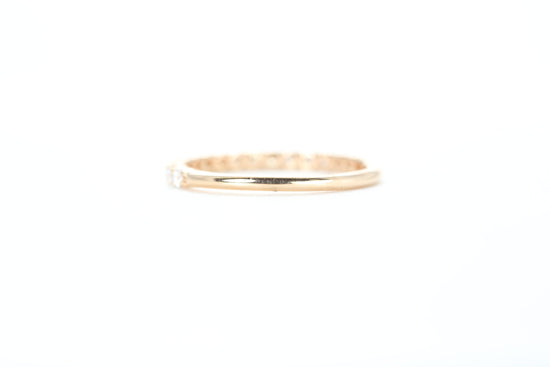 Micro Pavé 1/3 Carat Diamond Ring in 18K Rose Gold