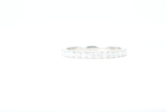 Micro Pavé 1/2 Carat Diamond Ring in 14K White Gold