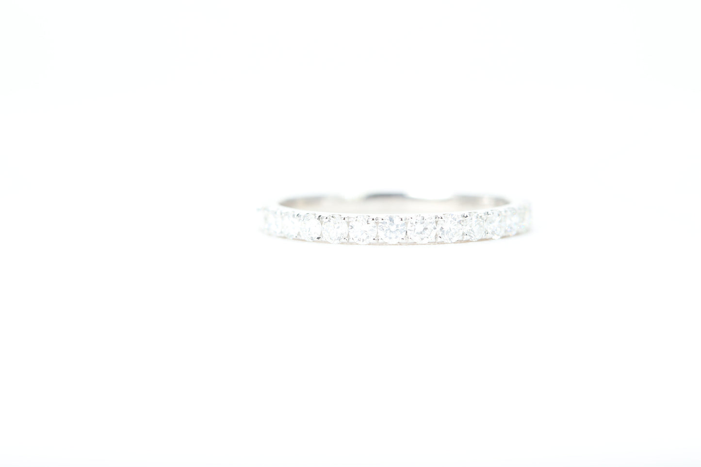 Micro Pavé 1/2 Carat Diamond Ring in 14K White Gold