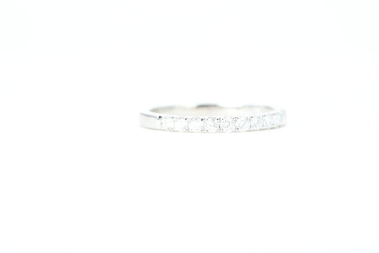 Micro Pavé 1/2 Carat Diamond Ring in 14K White Gold