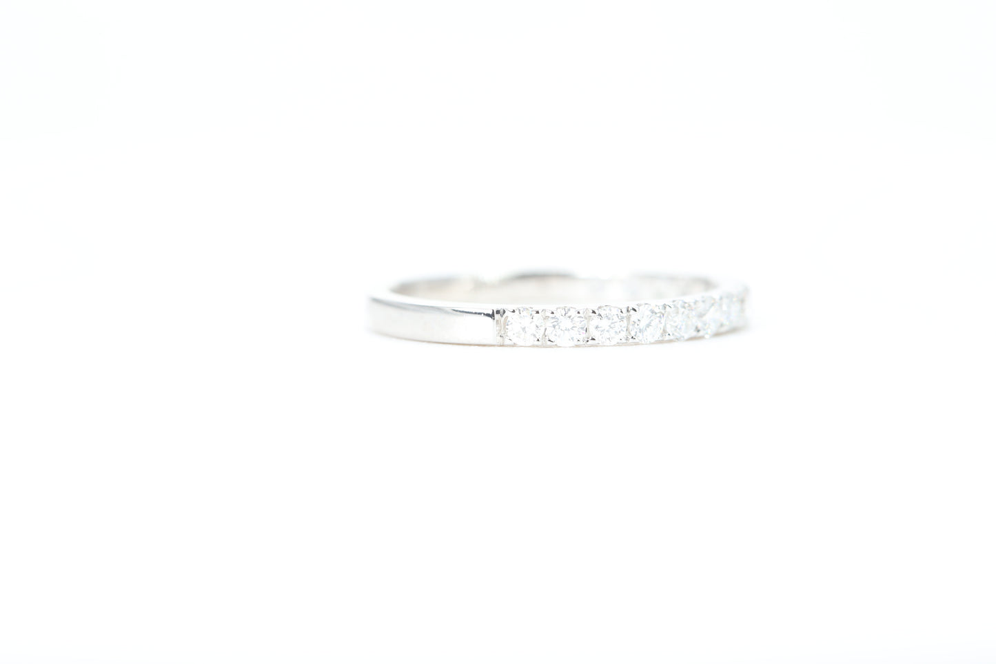 Micro Pavé 1/2 Carat Diamond Ring in 14K White Gold