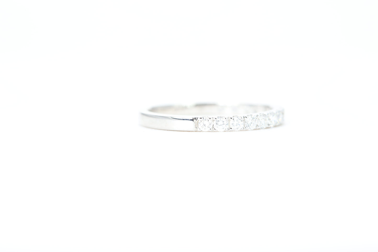 Micro Pavé 1/2 Carat Diamond Ring in 14K White Gold