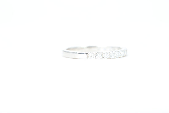 Micro Pavé 1/2 Carat Diamond Ring in 14K White Gold