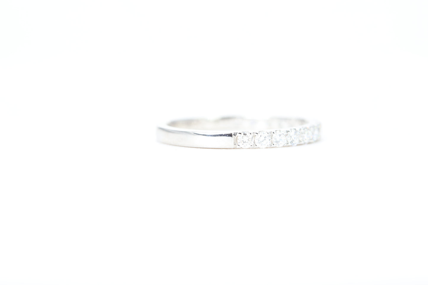 Micro Pavé 1/2 Carat Diamond Ring in 14K White Gold