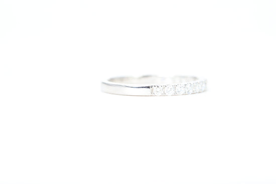 Micro Pavé 1/2 Carat Diamond Ring in 14K White Gold