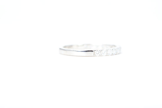 Micro Pavé 1/2 Carat Diamond Ring in 14K White Gold