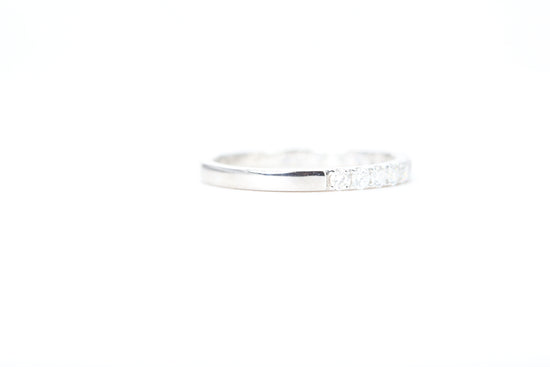 Micro Pavé 1/2 Carat Diamond Ring in 14K White Gold