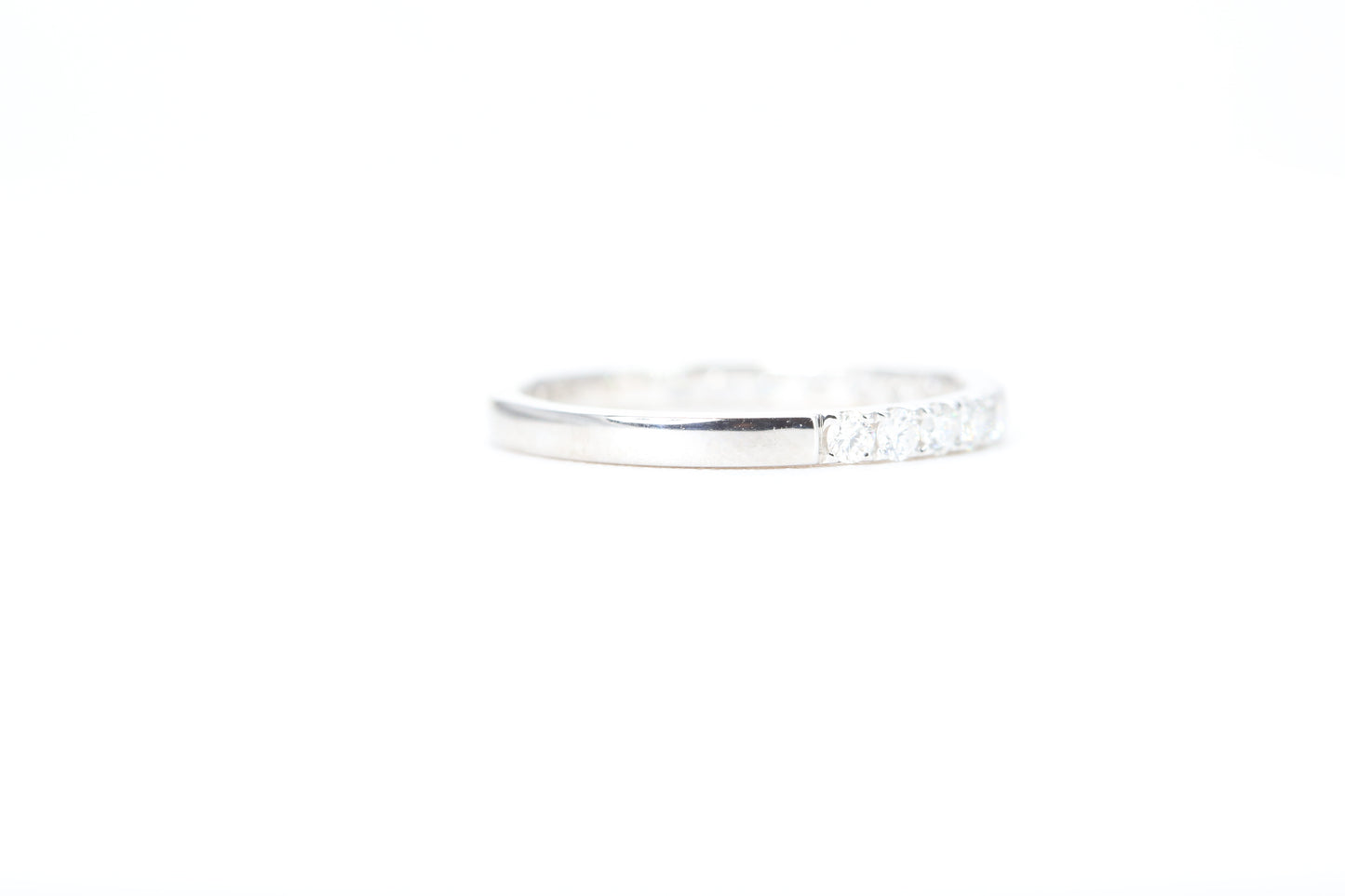 Micro Pavé 1/2 Carat Diamond Ring in 14K White Gold