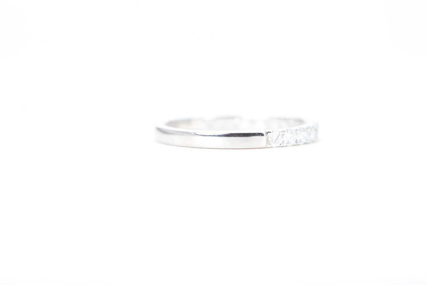 Micro Pavé 1/2 Carat Diamond Ring in 14K White Gold