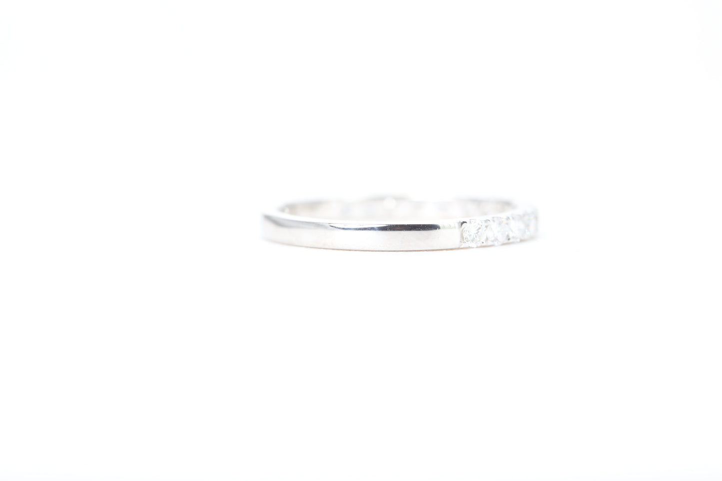 Micro Pavé 1/2 Carat Diamond Ring in 14K White Gold