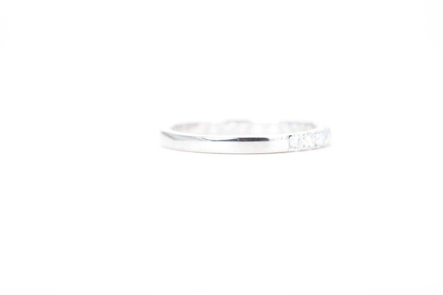 Micro Pavé 1/2 Carat Diamond Ring in 14K White Gold