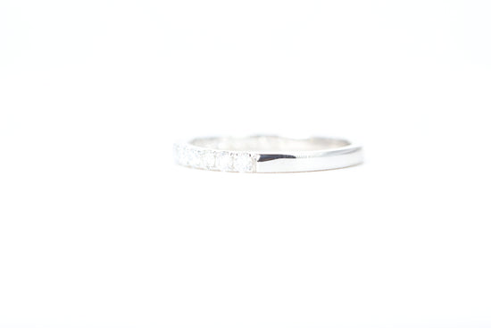 Micro Pavé 1/2 Carat Diamond Ring in 14K White Gold