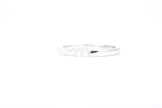 Micro Pavé 1/2 Carat Diamond Ring in 14K White Gold