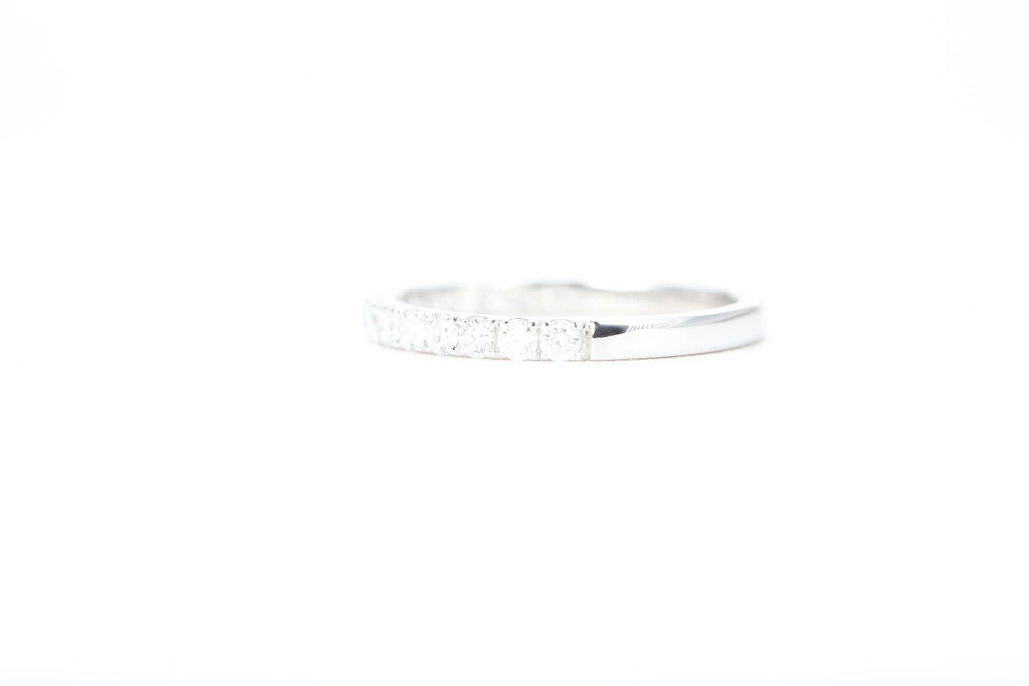 Micro Pavé 1/2 Carat Diamond Ring in 14K White Gold