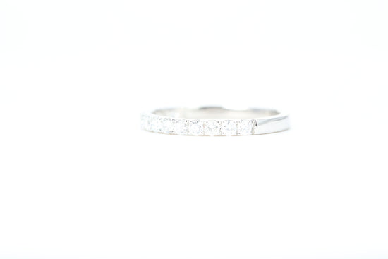 Micro Pavé 1/2 Carat Diamond Ring in 14K White Gold